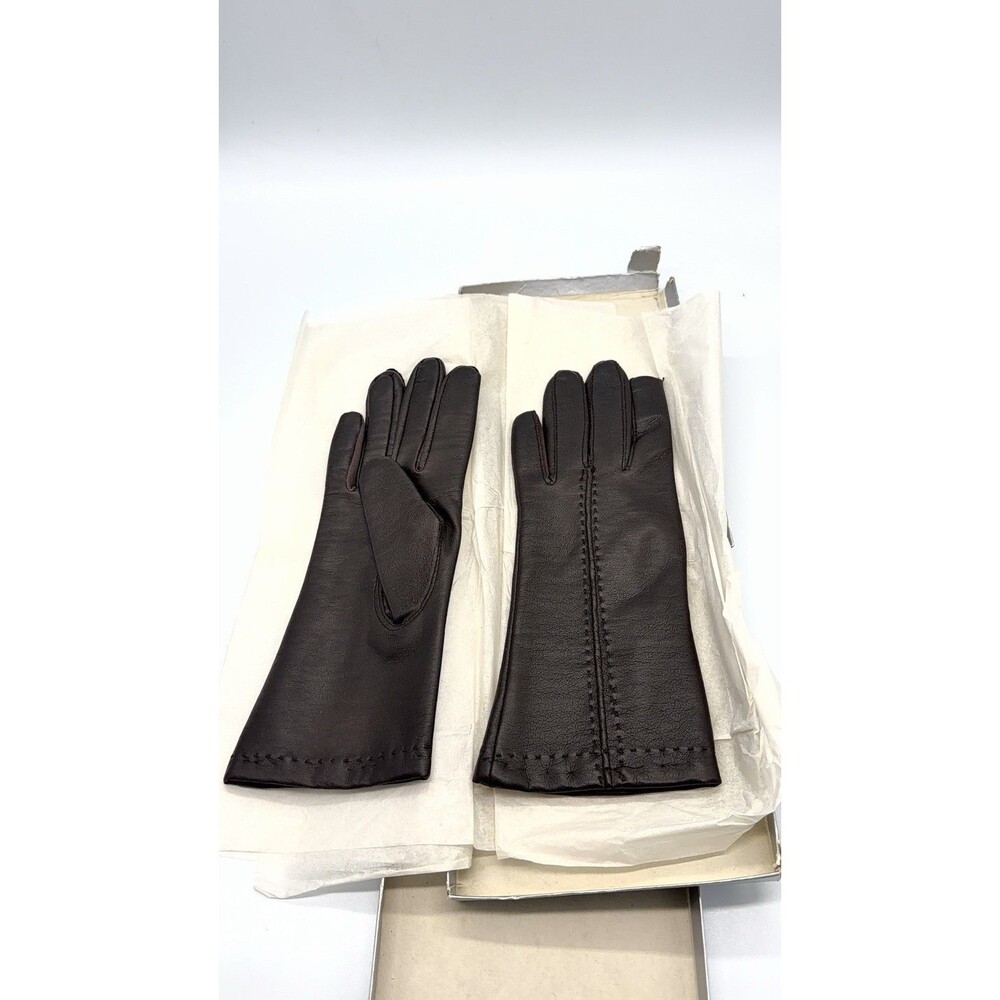 New VINTAGE Women Genuine  Leather VAN RAALTE Gloves Fully Lined Size A